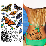 Supperb® Temporary Tattoos - Realistic Butterfly Tattoos