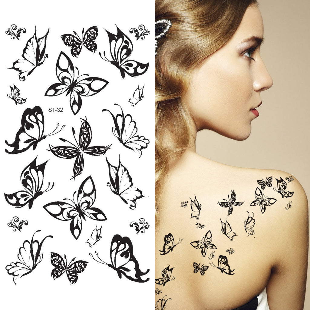 70 Sheets Temporary Tattoo Sunflower Rose Bird Half Arm Tattoos for Men  Realistic Temporary Tattoos Flower Butterfly Ghost Feather Angel Lion Small  Fake Tattoo Stickers for Women or Kids