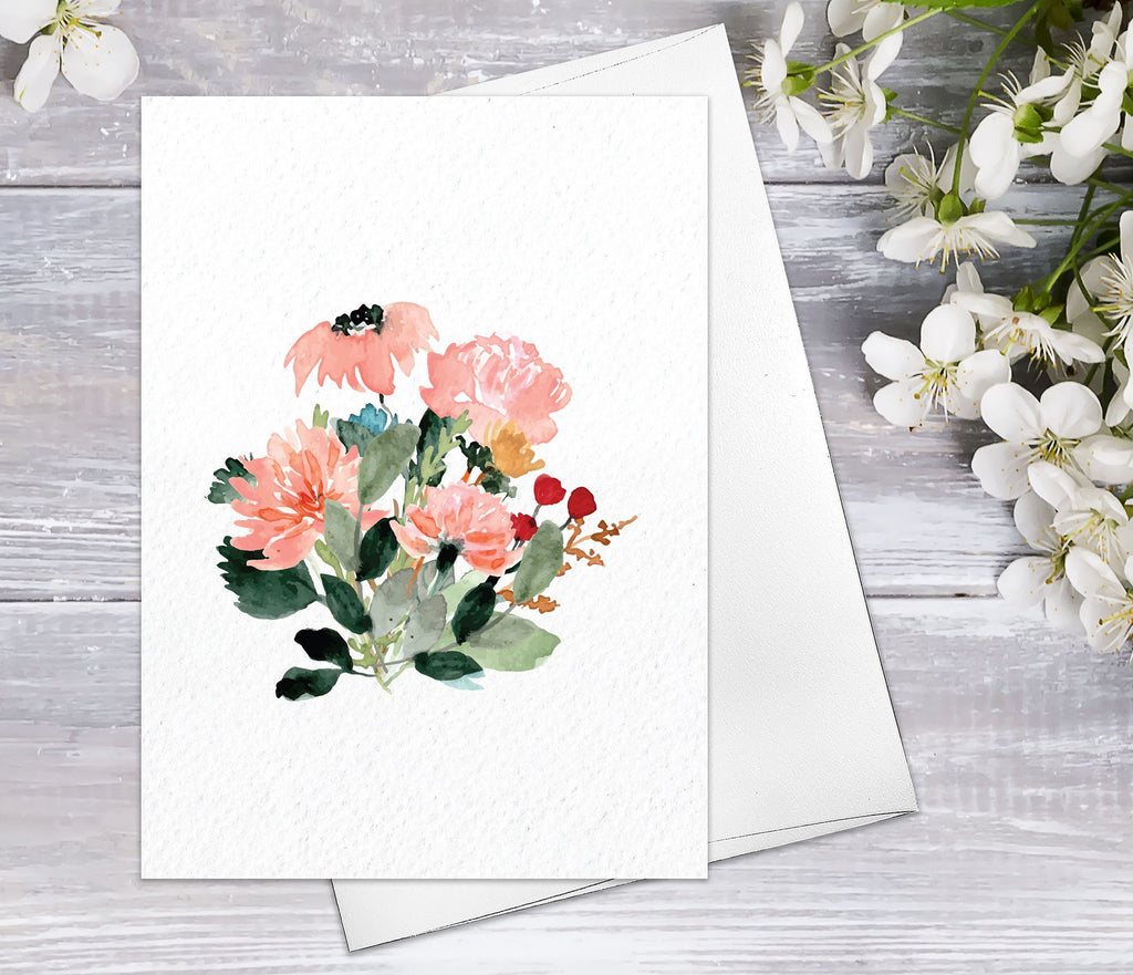 Wildflower series watercolor greeting card SET — Circle of Life Photography  and Design